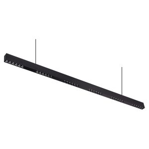 Negro Lámpra Lineal LED de Techo Luz Suspensión Colgante 30W 4000K 3000LM SLL004-A-L1602 -KOSOOM