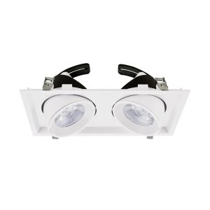 Downlight LED Blanco 10W*2 4000K 1500LM Focos Empotrables LED Al Por Mayor C0404 CSL004-A KOSOOM