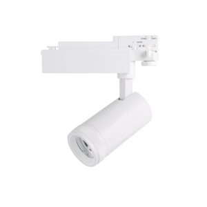 Luz LED de Carril de Foco Ajustable 3000K 30W Ángulo de Haz Ajustable 20˚-60˚ Iluminación de Riel TRL011-T1101B – Kosoom