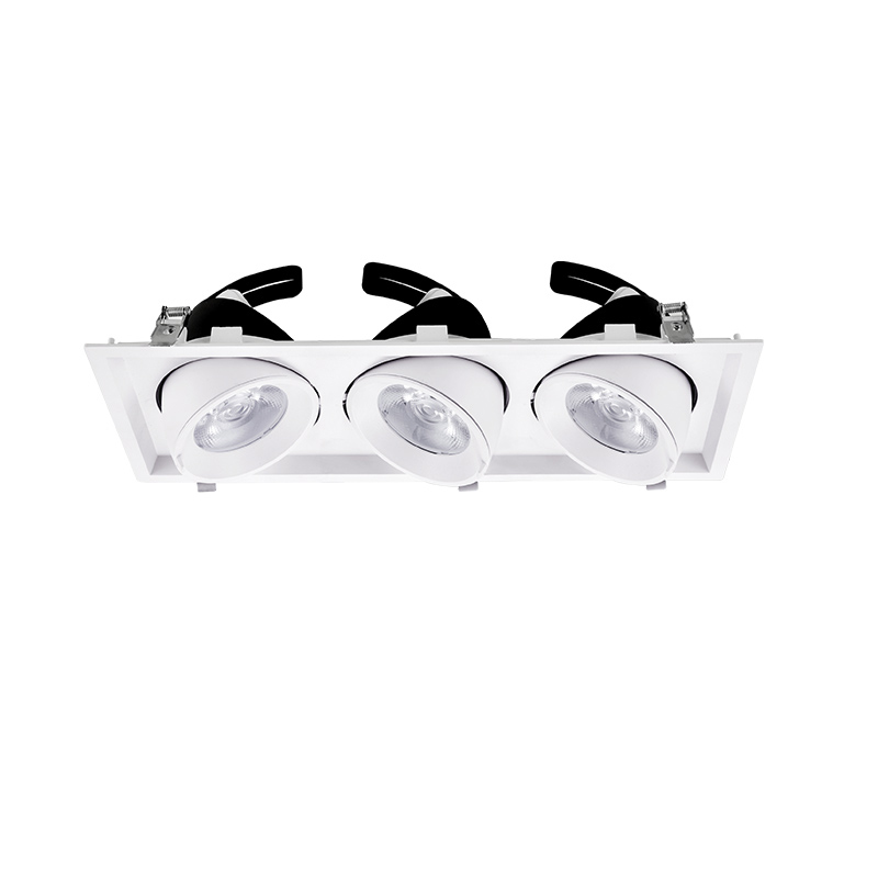 Downlight Eficiencia Energética C0412 Focos Empotrables LED de Bajo Consumo Regulable 20W*3 4000K 5100LM CSL004-A KOSOOM - Imagen 2