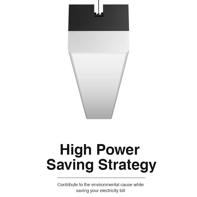 Negro Lámpara Lineal LED Iluminación Sofisticada y Eficiente 15W/4000K/1620LM -KOSOOM - Imagen 3