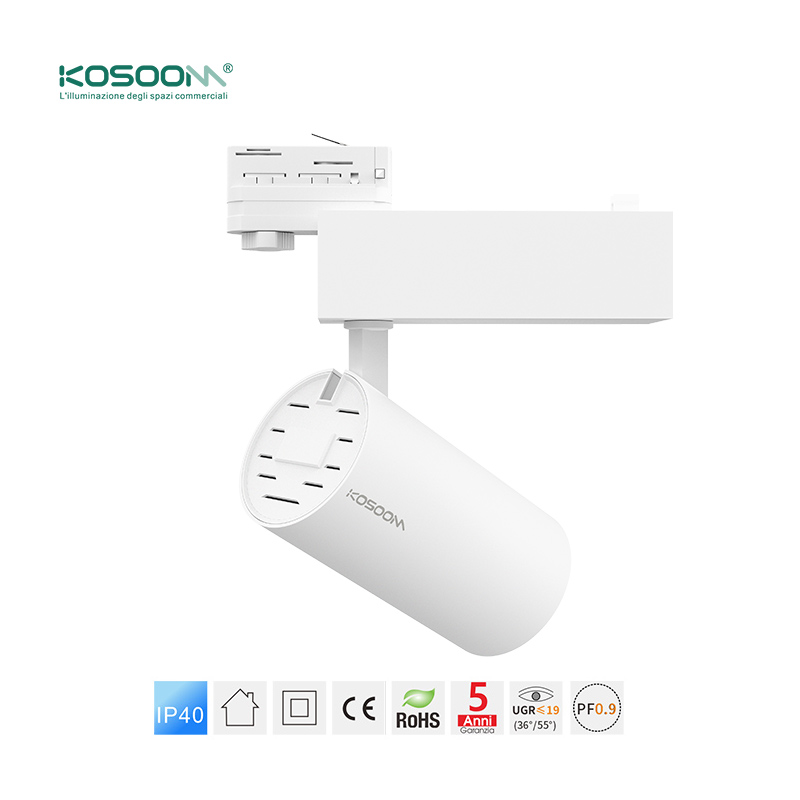 Track Lighting LED Foco de Carril Colgantes de Iluminación de Riel Negro 2860LM 4000K Ángulo de haz 36˚ 35W TRL003-T0305N-Kosoom - Imagen 5