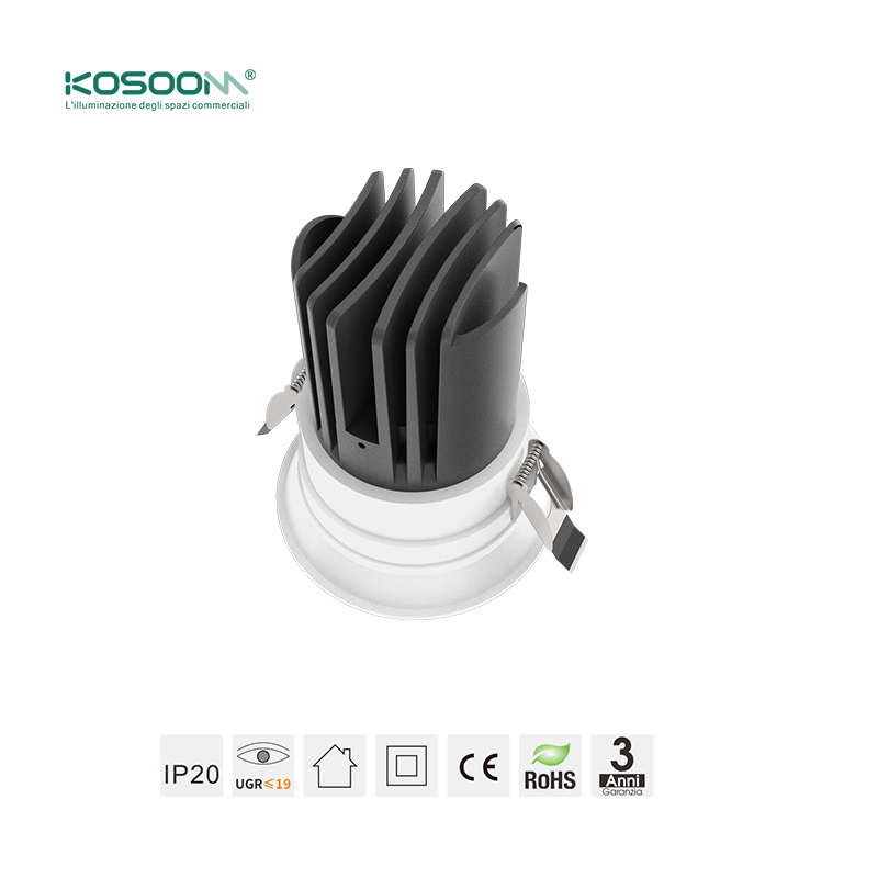 Foco Empotrable LED C1003 10W Commercial LED Spotlight 3000K Aplicaciones Versátiles Downlight CSL010-A Kosoom - Imagen 4