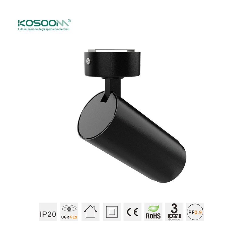 Eficiencia Energética Foco al Techo Spotlight LED 12W 900LM LED Blanco Iluminación en Riel 3000k CRI≥80 TRL009-T0901B- Kosoom - Imagen 5