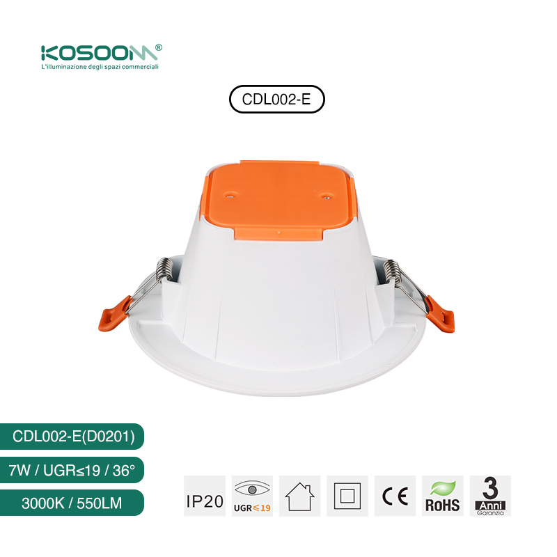Foco LED Empotrable Downlight 30W Blanco AgujeroΦ75 CDL002-E-D0209 Kosoom - Imagen 4