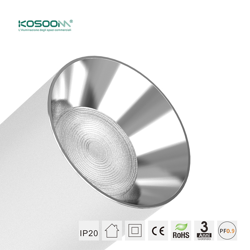 30W 3000K 2100LM Redondo LED Downlight Blanco Foco de Superficie para Tiendas Minoristas D1007 CRI≥90 CDL001-S -Kosoom - Imagen 4