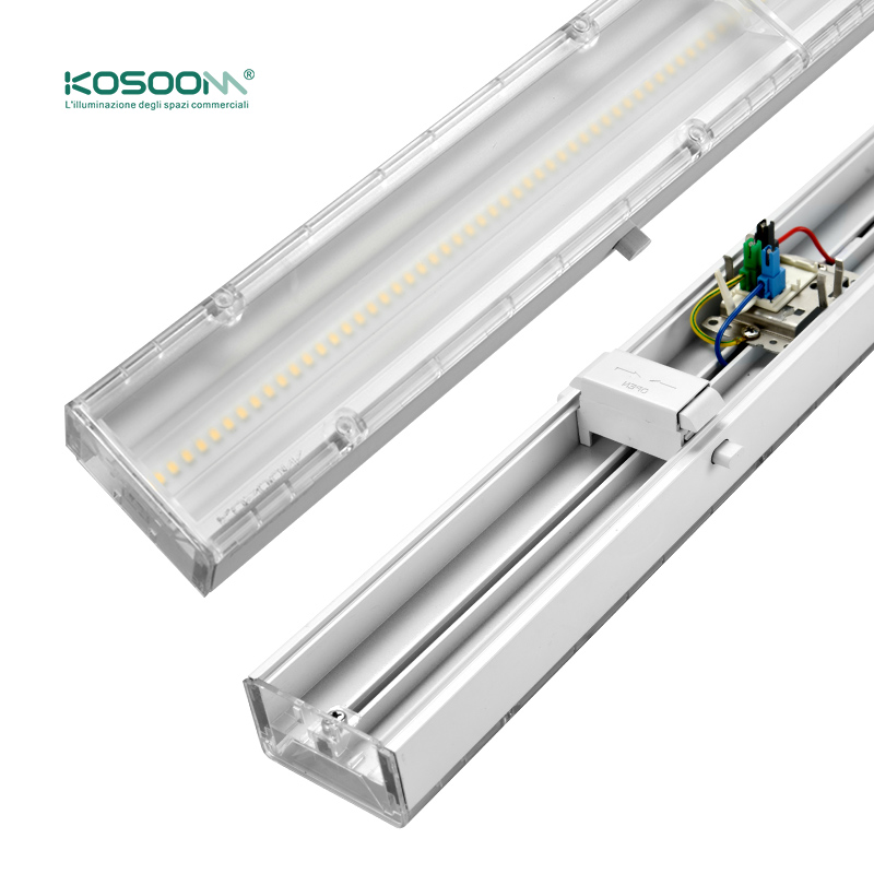 Luz Colgante de Techo Blanco Lámpara Lineal LED 50W/4000K/7800LM -KOSOOM - Imagen 5