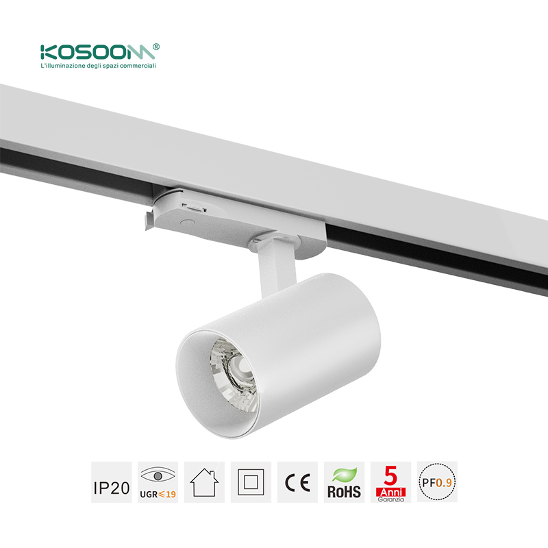 LED Diseño Elegante Focos de Carril Blanco 20W/4000K/2700LM/Ángulo del haz 36˚ T1501B TRL015 -Kosoom - Imagen 5