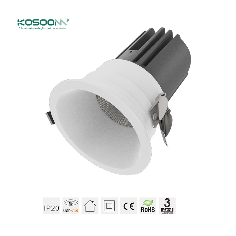 Foco Empotrable LED C1003 10W Commercial LED Spotlight 3000K Aplicaciones Versátiles Downlight CSL010-A Kosoom - Imagen 5