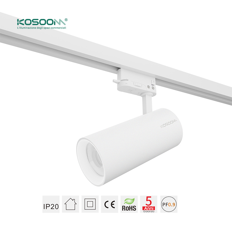 Iluminación de Riel Foco LED Track Lighting Blanco Directos de Fábrica TRL010-T1004B 4000K 15W 1330LM Ángulo de haz 55˚- Kosoom - Imagen 7