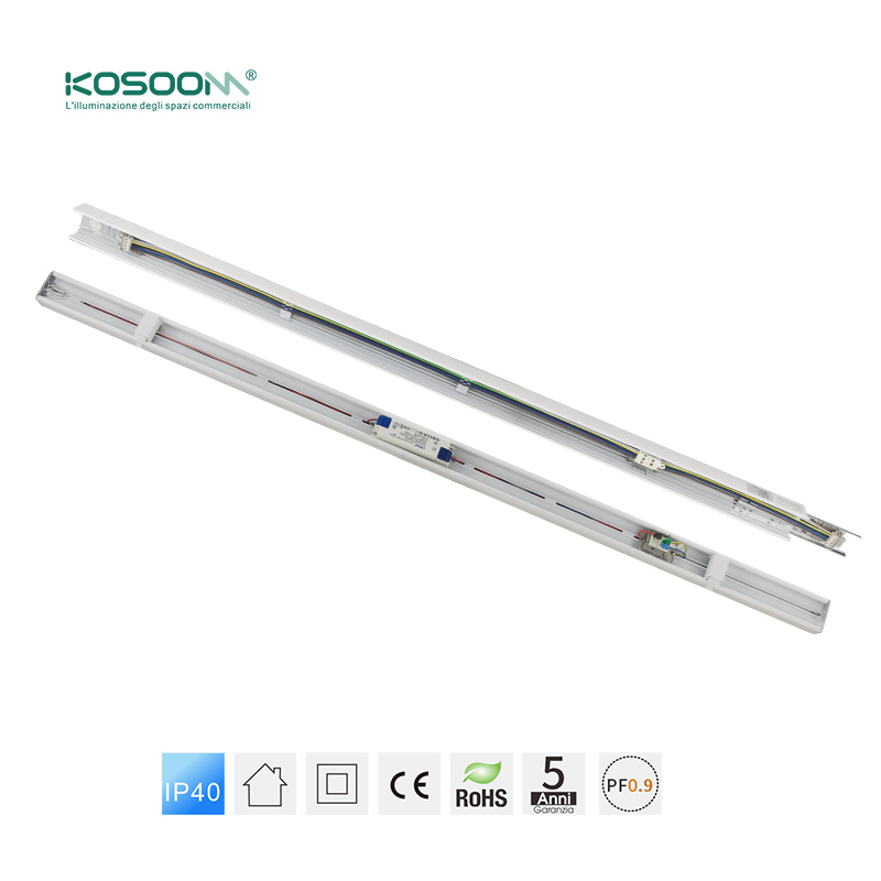 Luz Colgante de Techo Blanco Lámpara Lineal LED 50W/4000K/7800LM -KOSOOM - Imagen 7