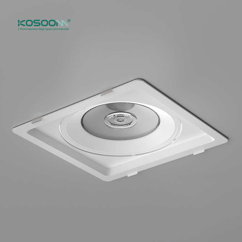 Comercios Oficinas Foco Regulable 20W 3000K 1650LM Blanco Downlights Focos Empotrables LED C0407 CSL004-A -KOSOOM - Imagen 7