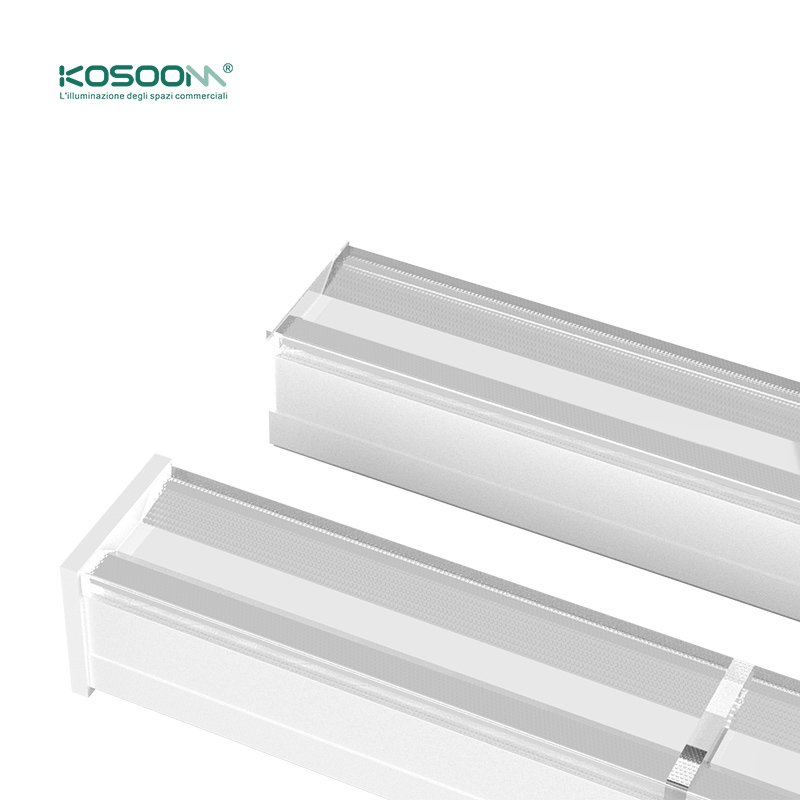 Luz Colgante de Techo Blanco Lámpara Lineal LED 50W/4000K/7800LM -KOSOOM - Imagen 8