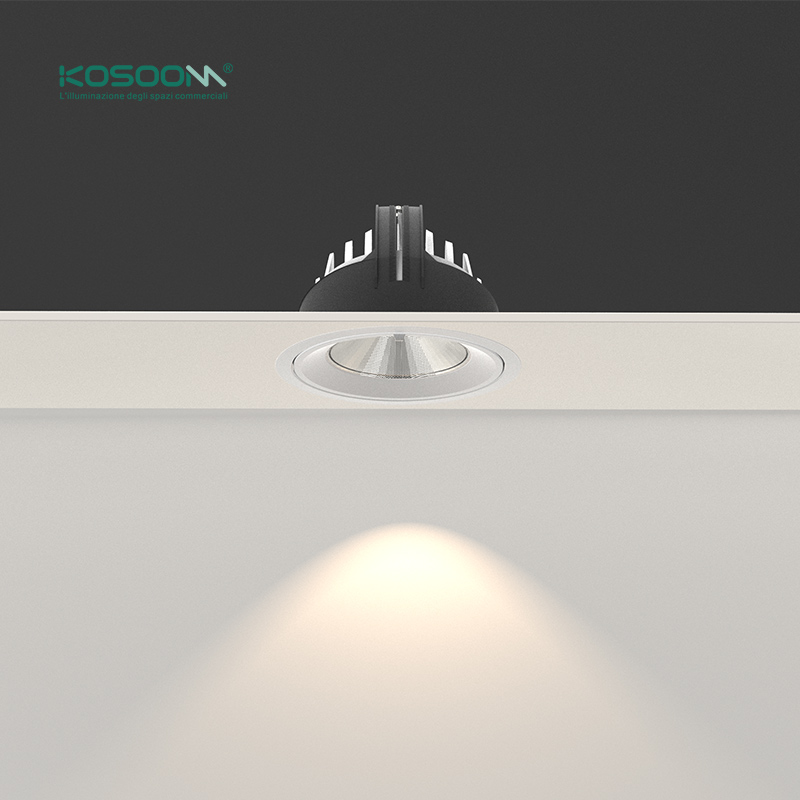Foco LED Orientables Spotlight Regulable Empotrado de Trompa de Elefante para Comercios C0306 de Bajo Consumo IP40 20W 4000K 2200LM CSL003-A Kosoom - Imagen 8