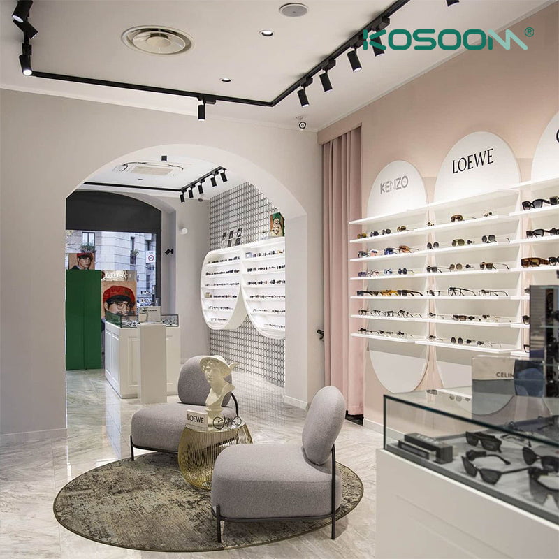 Foco en Carril Spotlight Iluminación de Riel LED Directamente de Fábrica Negro 4000K 30W 2500LM TRL010-T1008N- Kosoom - Imagen 9