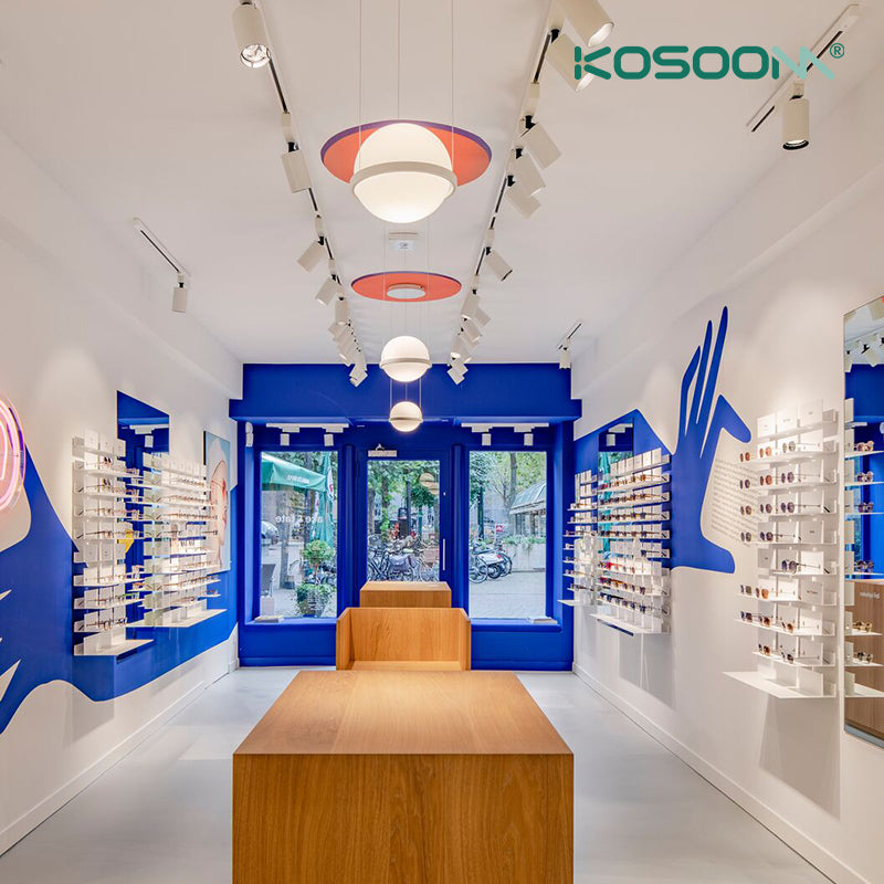 Eficiencia Energética Foco al Techo LED Spotlight 8W 560LM Negro LED Carril Iluminación 3000K TRL008-T0801N- Kosoom - Imagen 9