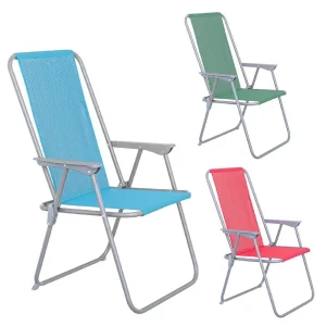 Silla fija pegable hierro/textillero 53x46x88