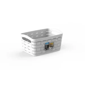 Cesta Cocina Mini alta Bamboo blanco