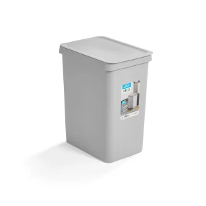 Cubo con Tapa 28L Neus gris