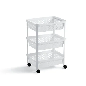 Cesta Apilable 3 Alturas Emma blanco