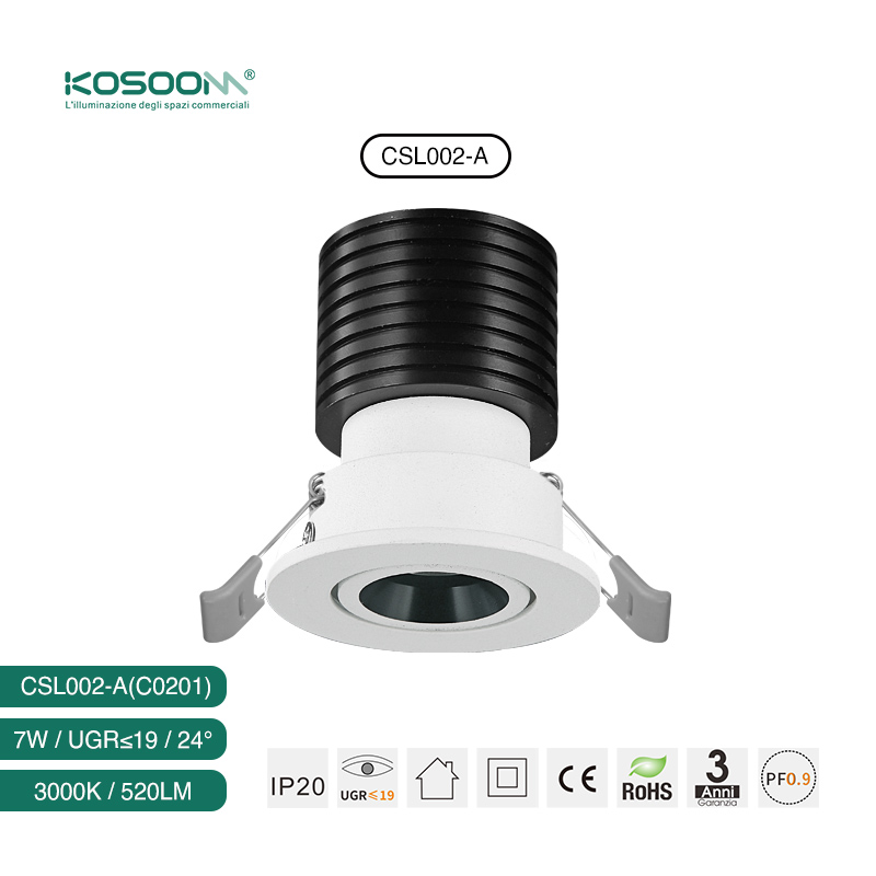 Downlight LED Personalizable Foco Empotrable 7W Blanco 570LM CSL002-A-C0201 Kosoom - Imagen 3