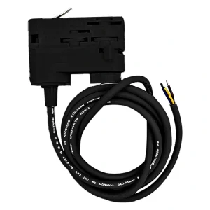 Accesorios Cables y Adaptadores para Foco de Carril Cuatro Hilos Cable 2M Negro TRA001-AD01N Kosoom