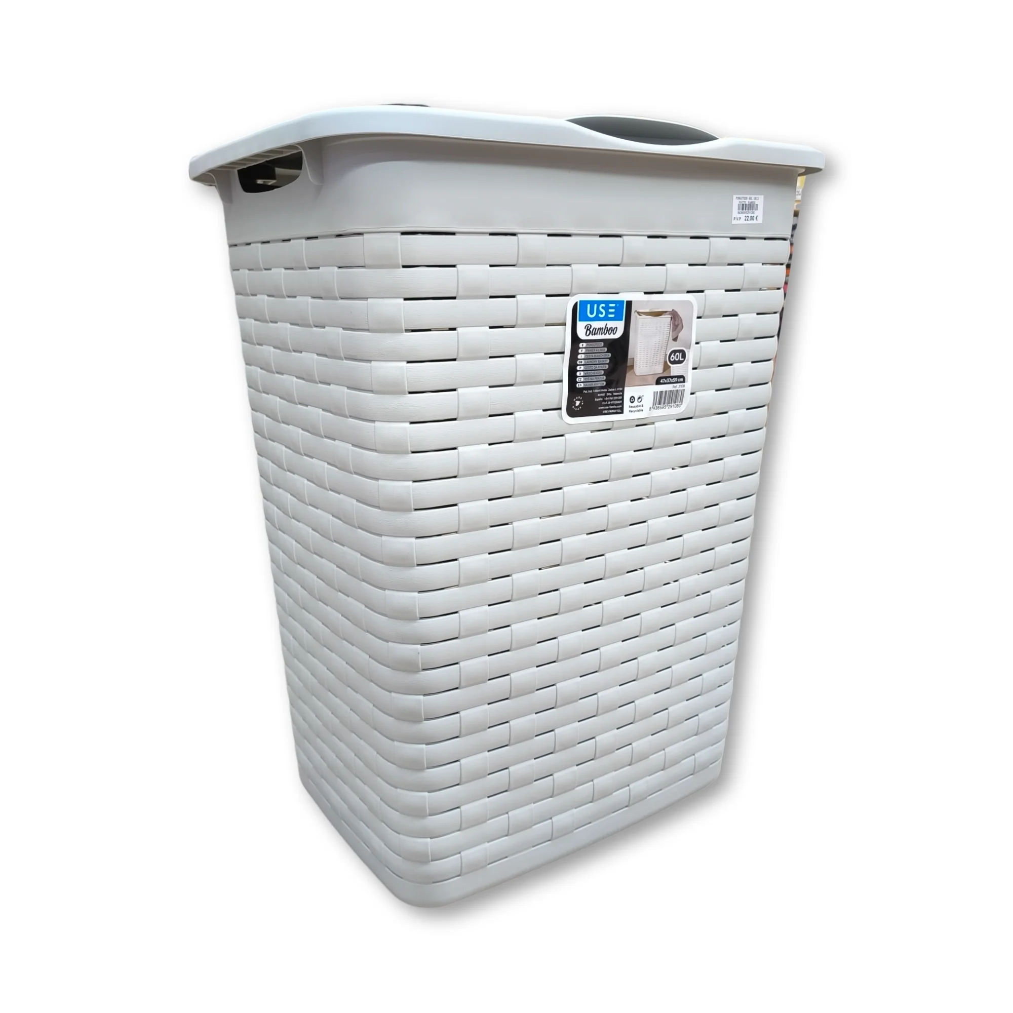 Pongotodo Bamboo 60L blanco - Imagen 4