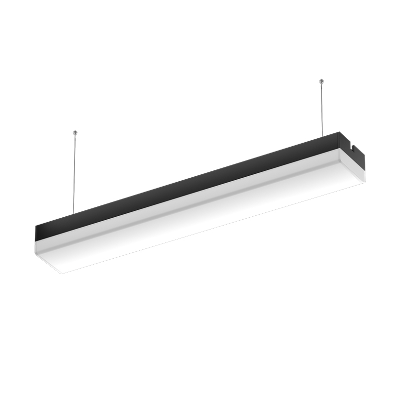 Lámpara Lineal LED de Techo Colgante Multifuncional Negro 50W 4000K 4960LM -Kosoom