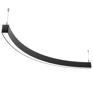 Negro Lámpara Lineal LED Colgante 48W 4000K 4890LM -Kosoom