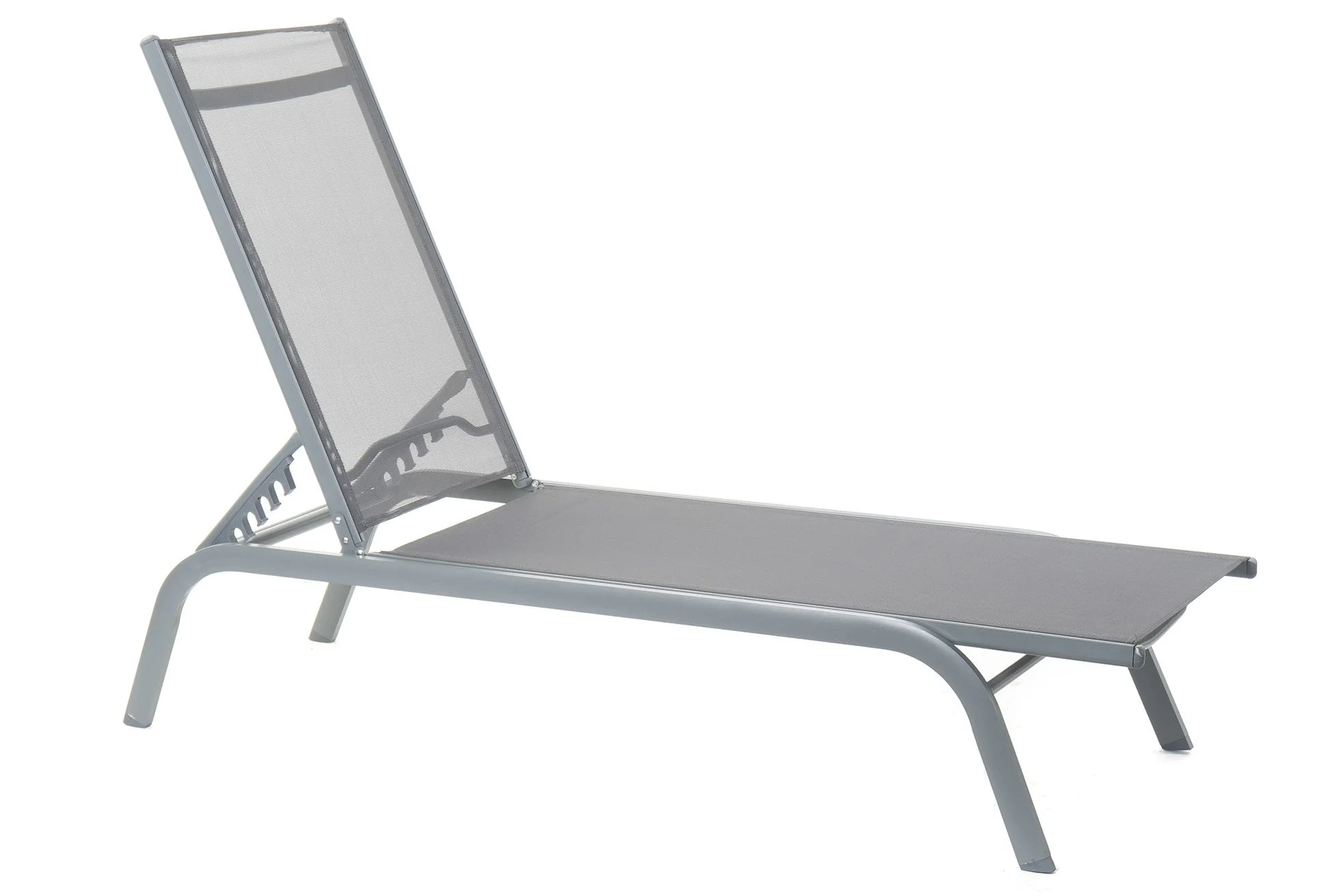 Tumbona aluminio textilene 191*58*98cm reclinable - Imagen 5