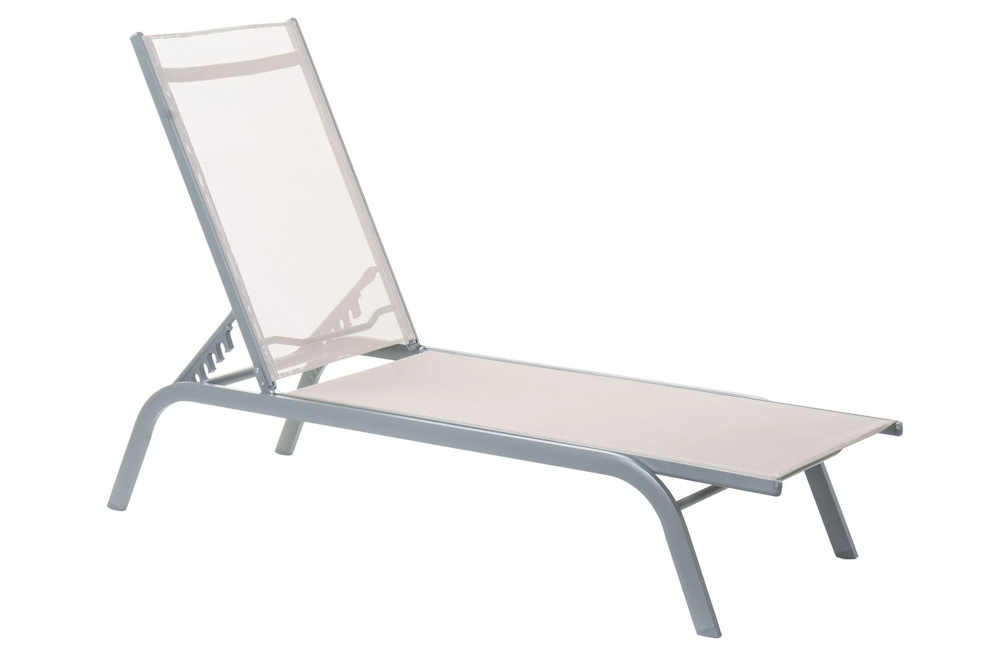 Tumbona aluminio textilene 191*58*98cm reclinable - Imagen 3