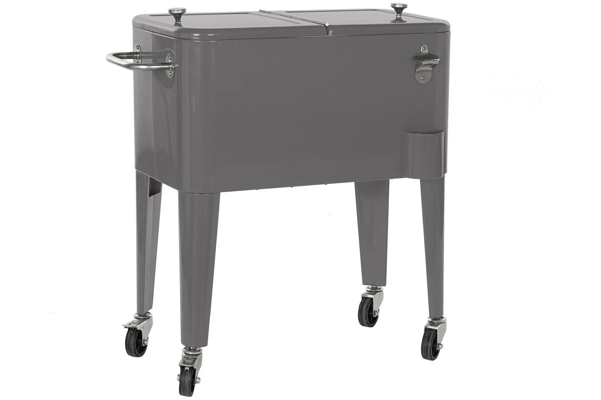 Nevera acero pp 74*43*80cm 56l azul marino - Imagen 8