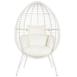 Sillon ratan sintetico metal 90*65*151cm