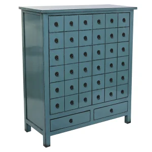 Armario olmo 102*42*120cm lacado azul