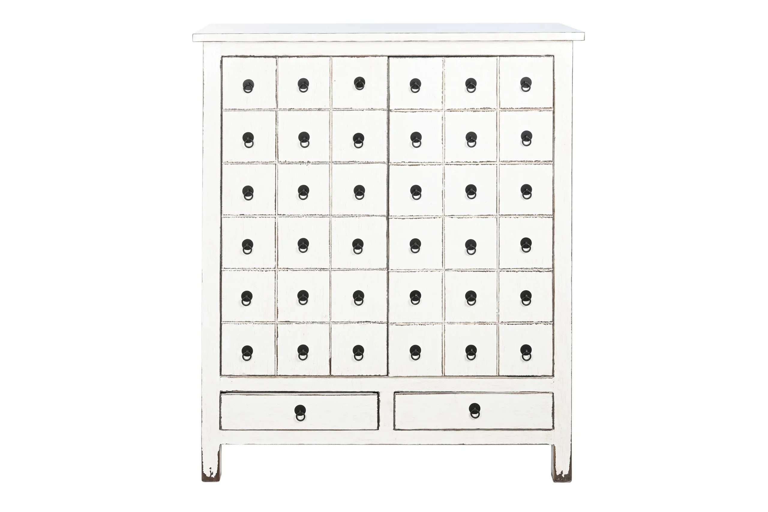 Armario olmo 102*42*120cm lacado blanco - Imagen 3