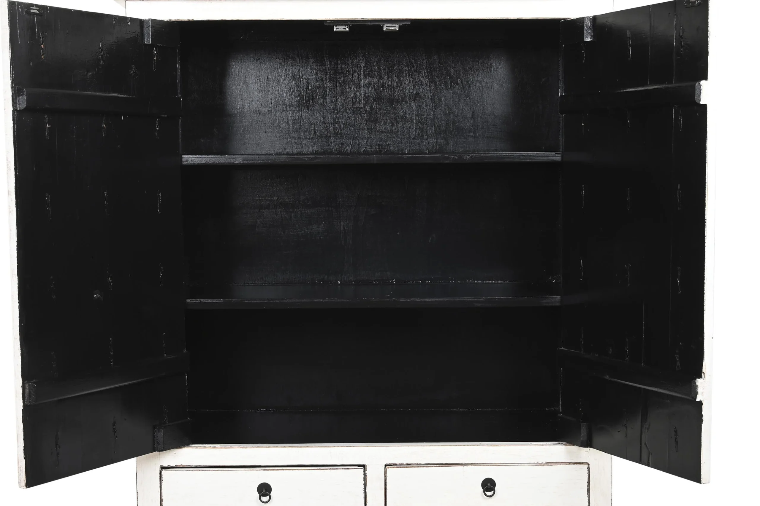 Armario olmo 102*42*120cm lacado blanco - Imagen 8