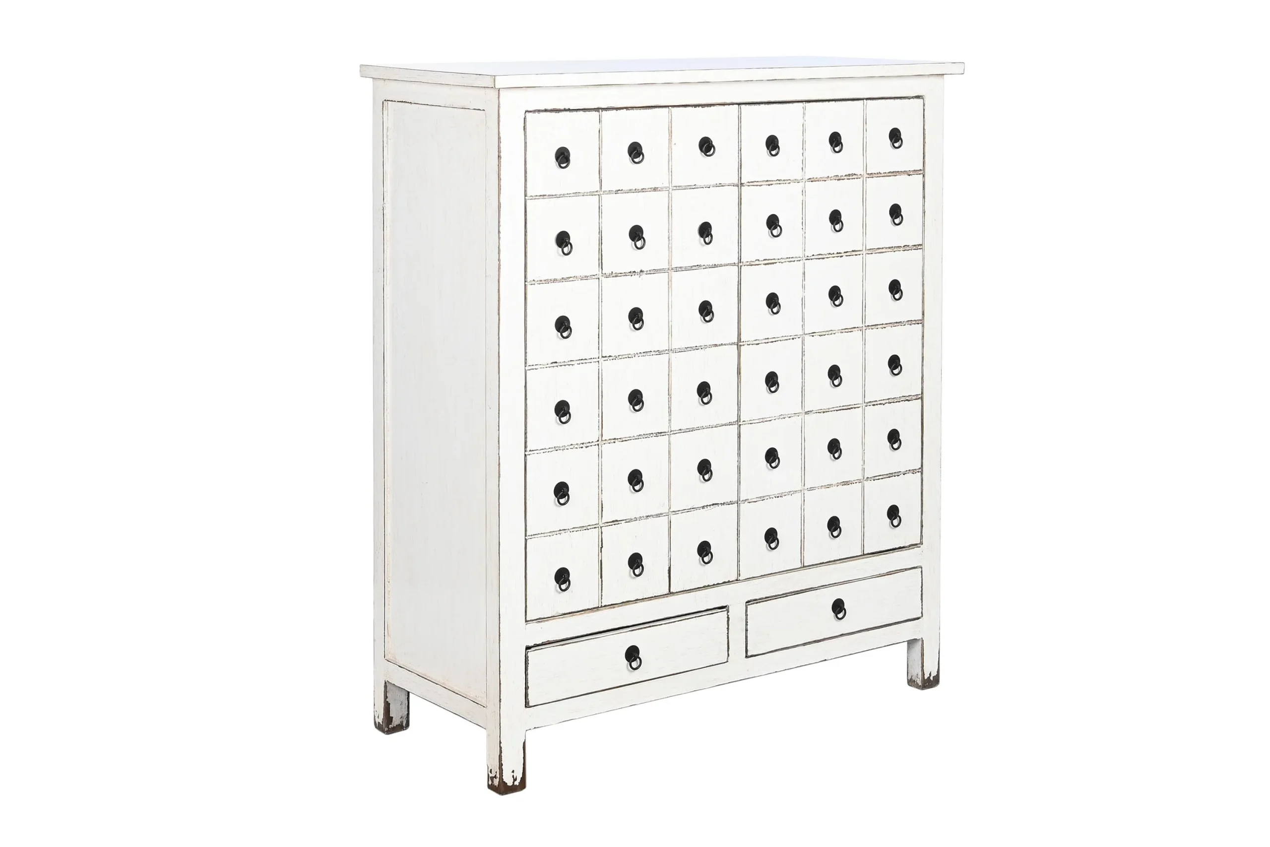 Armario olmo 102*42*120cm lacado blanco - Imagen 2