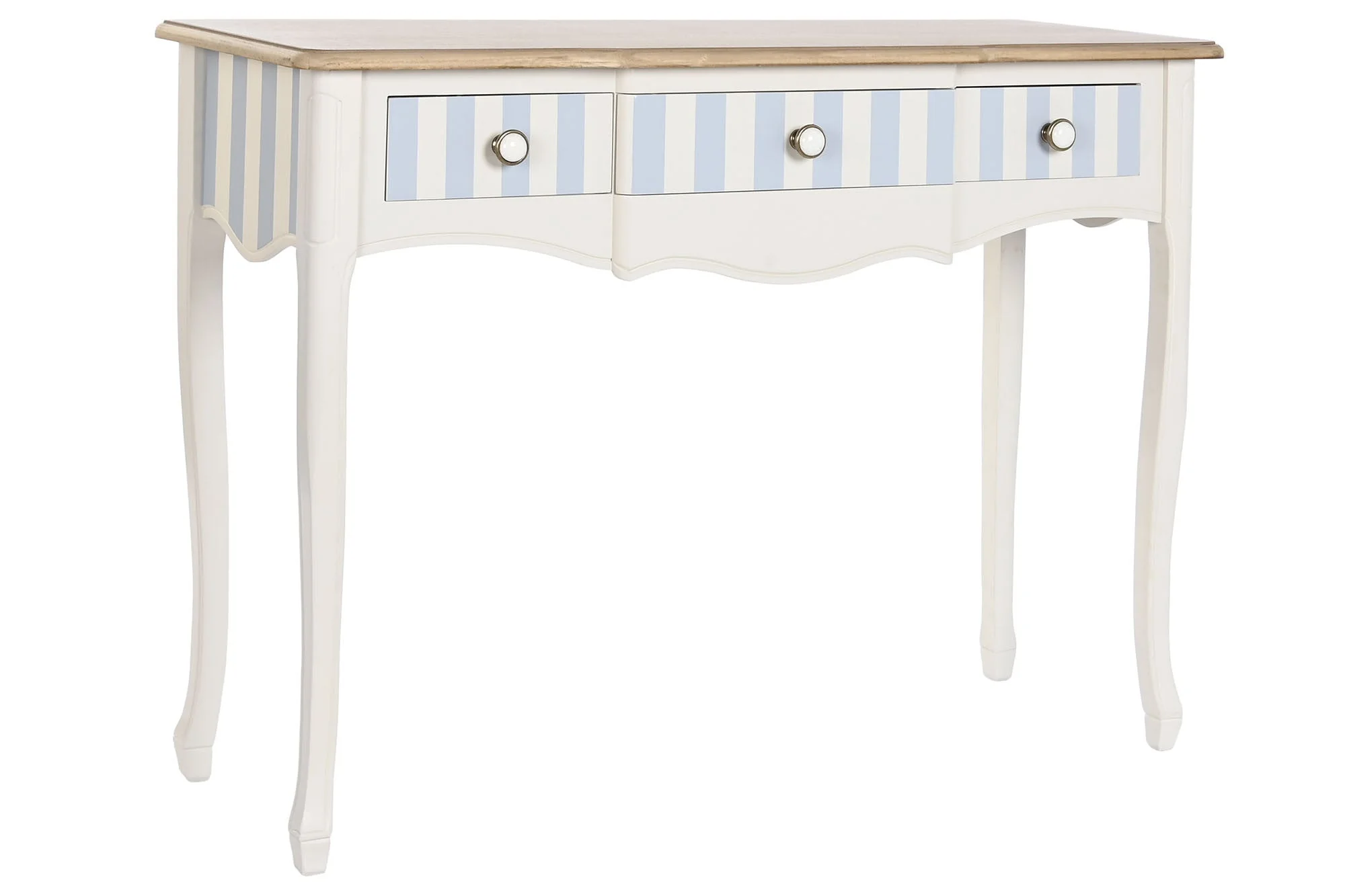 Consola paulownia 110*40*79cm azul marino - Imagen 9