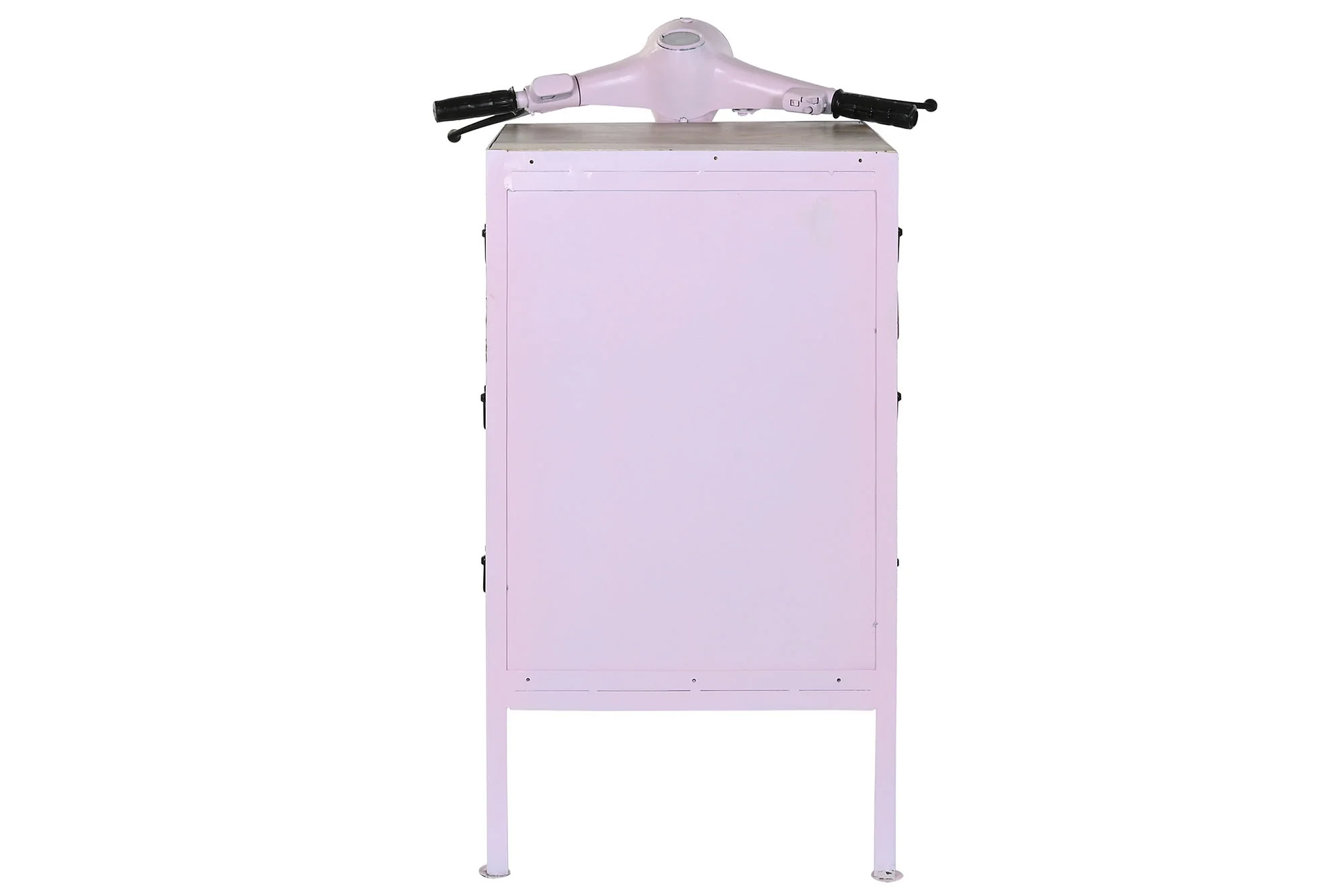 Cajonera metal mango 100*68*105cm rosa palo - Imagen 8