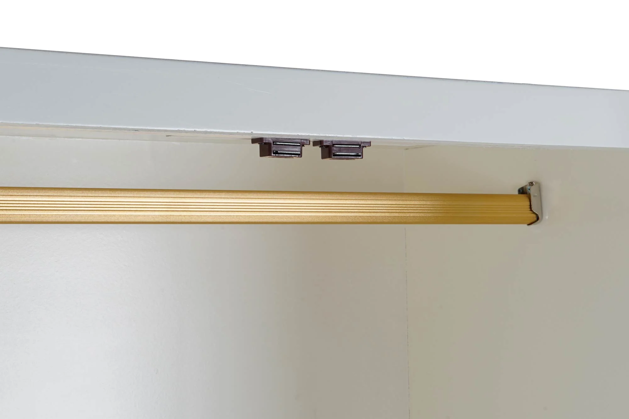 Armario abeto mdf 85.5*50.5*186.2cm blanco - Imagen 9