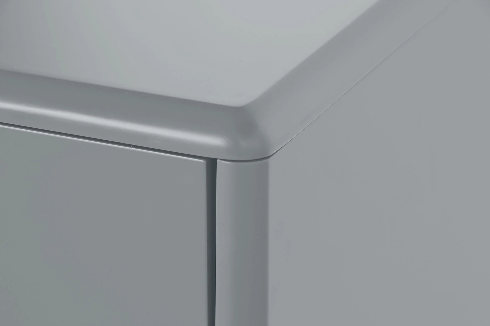 Buffet madera dm pu 180*40*75cm gris - Imagen 5