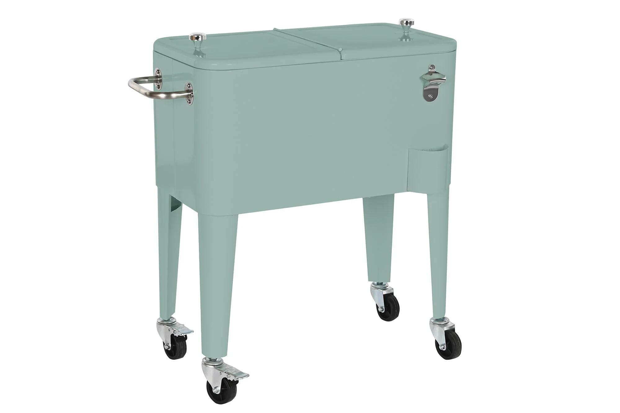 Nevera acero pp 74*43*80cm 56l azul marino - Imagen 9