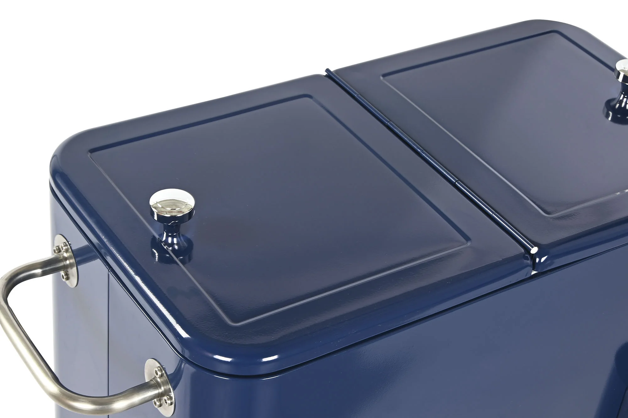 Nevera acero pp 74*43*80cm 56l azul marino - Imagen 6