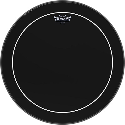 Parche REMO 20″ Pinstripe Ebony ES-0620-PS - Imagen 2