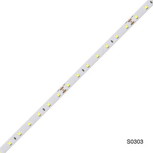 Tira de luz LED IP20/DC24V/8W/m /6500K/1072 lm/M/70LEDS/MT/120˚/CRI≥80/Garanzia：3 años /L5000*W8*H1.5mm