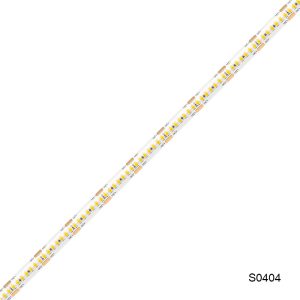 Tira de luz led impermeable para interioresIP44/DC24V/20W/m /3000K/2346 lm/M/238LEDS/MT/120˚/CRI≥80/Garanzia：3 años /L5000*W10*H2.5mm