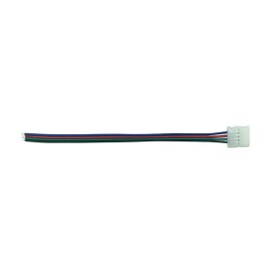 Accesorios/Cable conector para inicio de Tira LED RGB con PCB 10MM + cable 15CM /Apto para 60 LEDS/MT