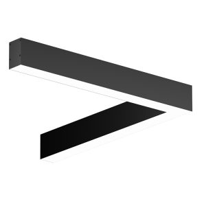 Luz LED de alto brillo personalizada L608 * 608 * 62 * 28 mm SL931GL040 Iluminación lineal Ahorro de energía 40W 4800LM-Kosoom