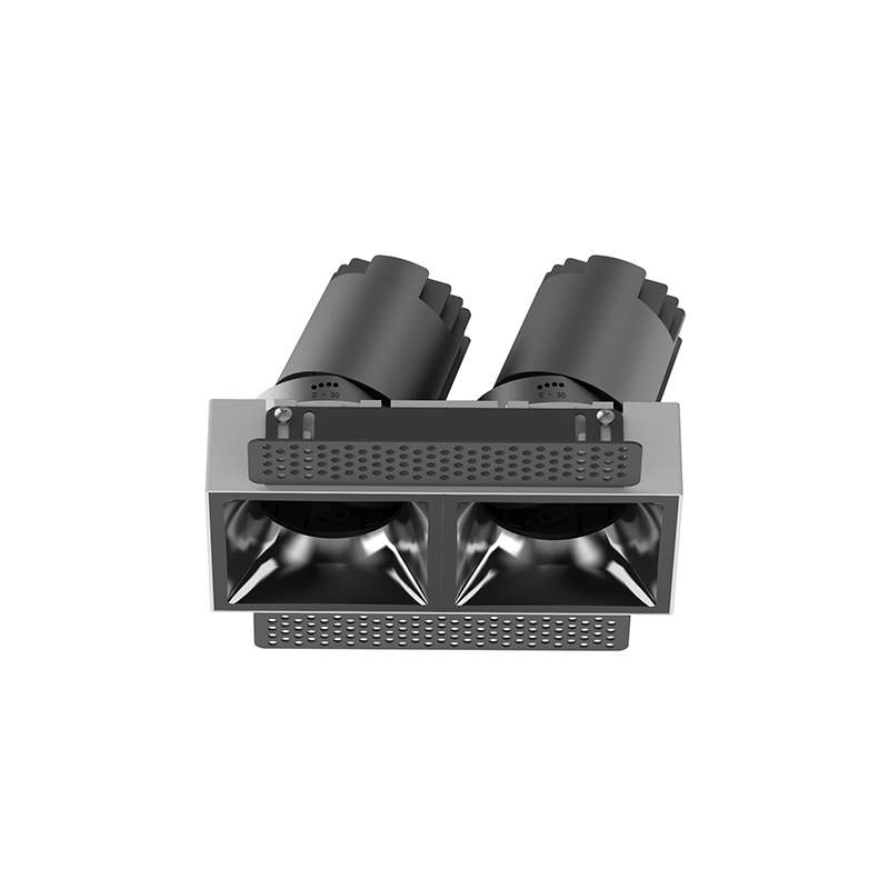 Downlight Lámpara Empotrada LED Temperatura de Color Personalizada 12*2W 800*2LM Eficiencia Energética Ángulo de Haz Ajustable 15°/24°/36° SLN82S212A-Kosoom